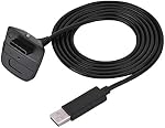 Charging Cable, Controller USB, Black USB for 360(Black)