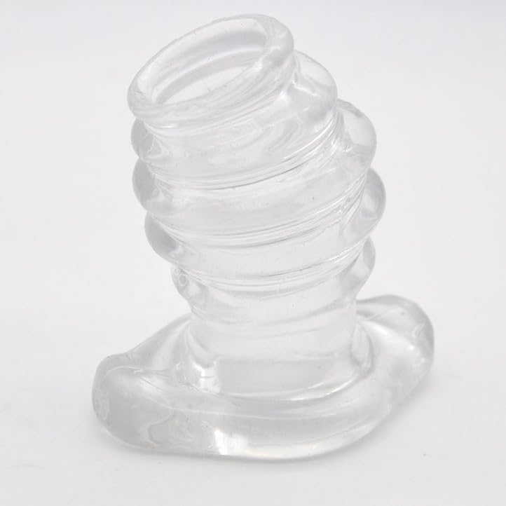 Accessoire de massage en silicone transparent de haute manufacture avec spirale