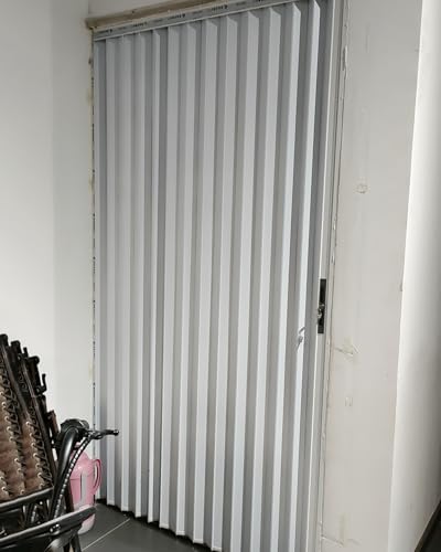 Portail accordéon pliable aluminium et porte moustiquaire coulissante