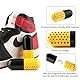 Doukesh Schuhdeodorant, Schuh Deo, 4 Stück, Gelb/Rot, Kornform, Textildesodorierer, für Turnschuhe, Sportschuhe, Lederschuhe, Stiefel, Geruchsentferner für Schuhe, Schließfächer, Sporttaschen