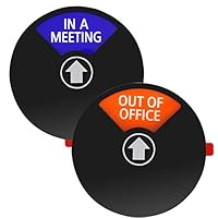 2 Stück 15,2 cm Konferenzschild für Büros, Datenschutzschild aus dem Büro, nicht stören, lustig, in einem Meeting-Schild für die Kabine