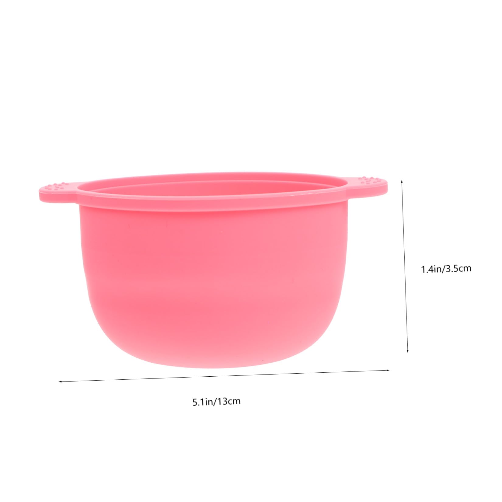 NUOBESTY 5pezzi Ciotola Per Sciogliere Cera Silicone Per Depilazione Accessorio Pratico e Sicuro Rosa Capacità Facile Da Pulire e Maneggiare Senza Scottature