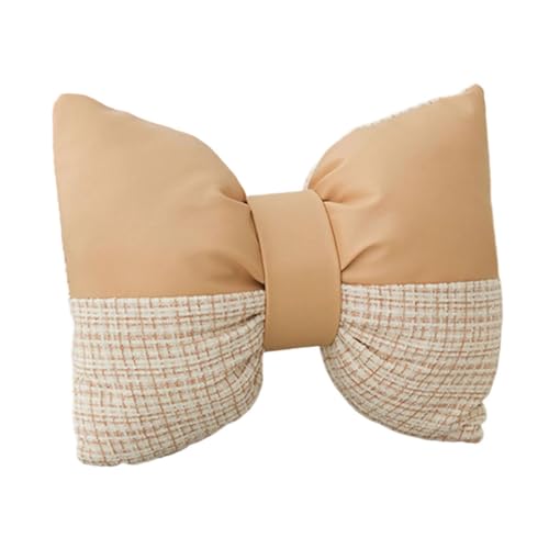Coussin nœud thé au lait pour bureau et canapé cocooning - 8