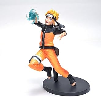 Daiyamondo Polyvinyl Chloride Premium Anime Main Character in Action Action Figure- Unlease The Power of Highly Detailed Collectible with Dynamic Pose (with Blue Ball)(18Cm Height)