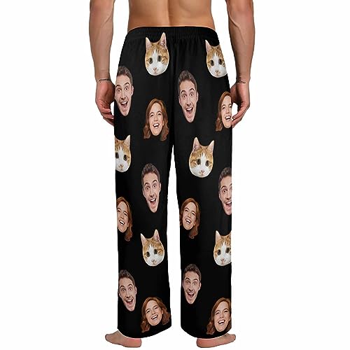 YESCUSTOM Personalized Photo Face Pajama Pants Custom Christmas Pajama Bottoms for Women and Man3