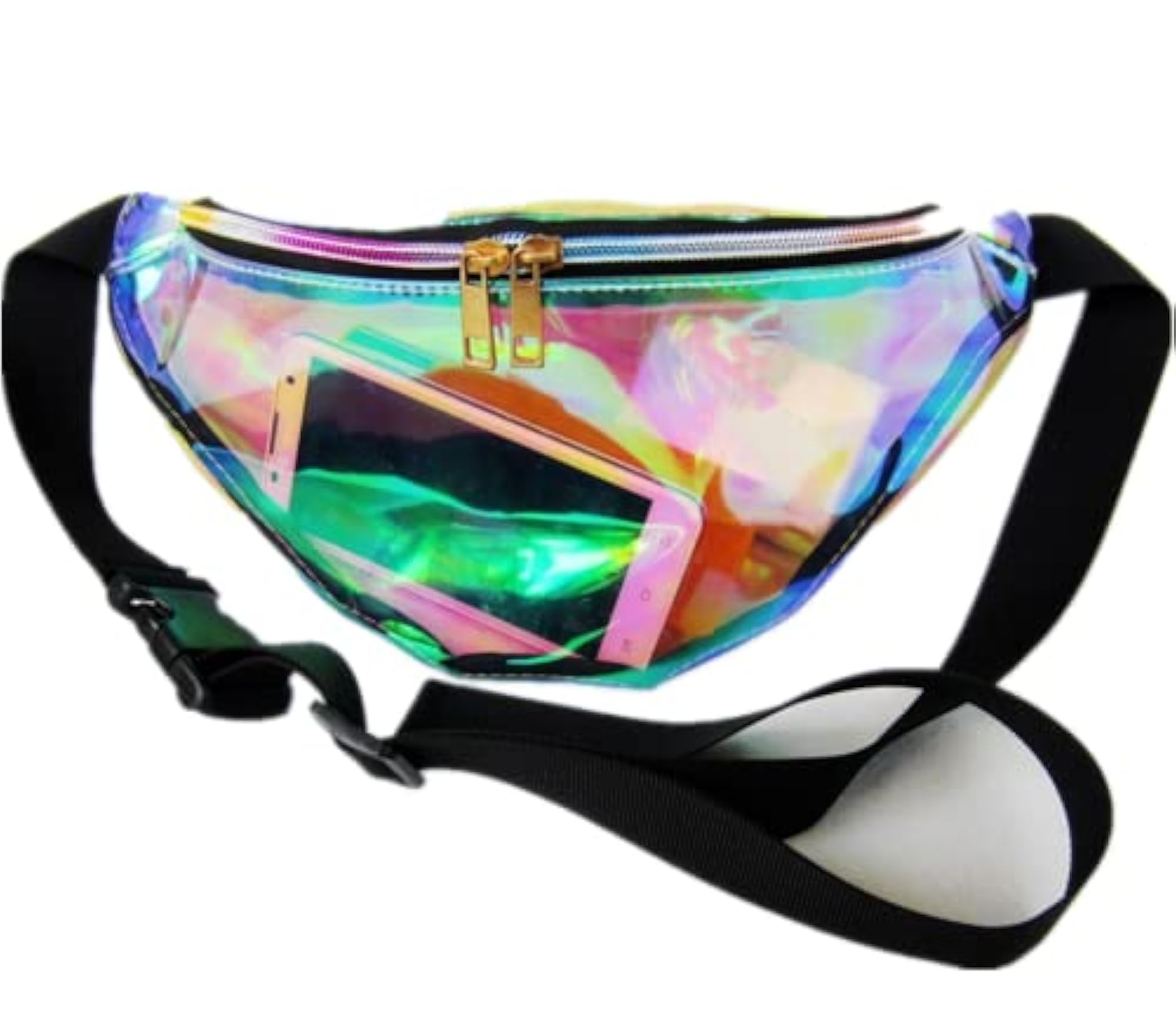 Stylish Iridescent Hologram Fanny Pack