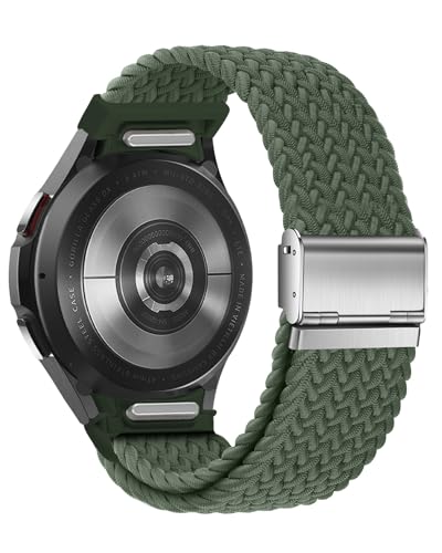 Installazione con un clic: il nostro cinturino per Galaxy Watch 6 è progettato per un design ufficiale con un clic. Basta premere il pulsante per inserire la penna nella tacca dell'orologio e rilasciare il pulsante. È comodo da installare e rimuovere, i cinturini per Galaxy Watch.