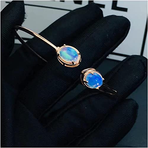 Brazalete de ópalo real pulsera de plata 925 joya de moda mujer 3