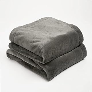 Sienna Ultra Soft Faux Rabbit Fur Throw Over Fluffy Flannel Fleece Thick Warm Couch Chair Bed Cover Blanket, Blush Pink - 150 x 200cm