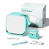 Vixic Bluetooth Label Maker - Rechargeable Mini Labeler Machine with Tapes, M960 Label Sticker Portable Printer, Multiple Icon Fonts for Kids School Home...