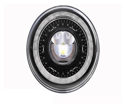 Phare LED de voiture 7 pouces H4 avec feux Yeux d'ange pour Jeep Wrangler et Lada Niva 4x4