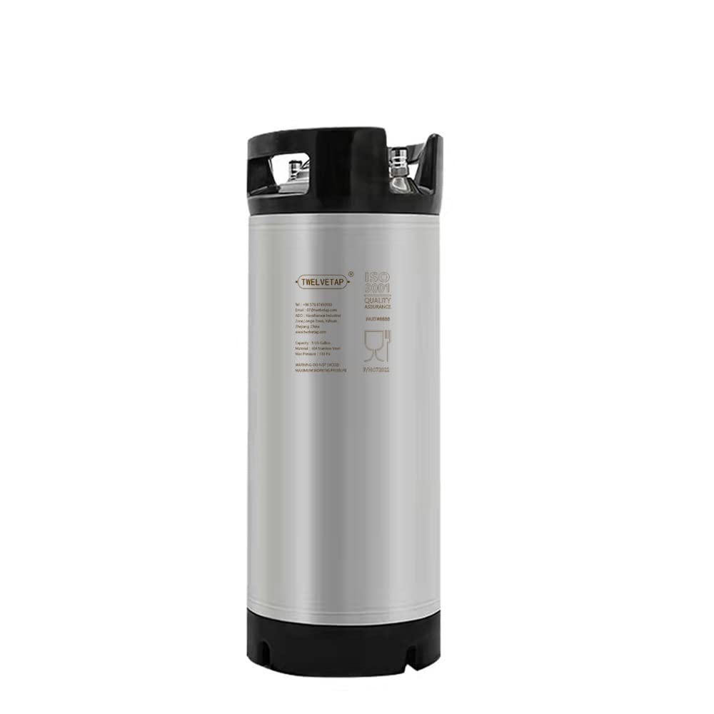 Kit Cerveza Barril de Cerveza de 10 l/20 l, depósito cursi, Barril de Jarabe de Leche, Barril de Soda, Mango de Goma, Cubo, Bloqueo de Bola Grifos de Barril de Cerveza(20L 5gal)
