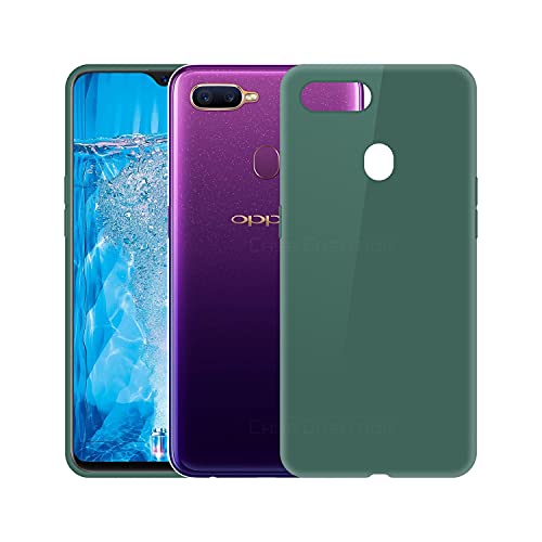 Image of Case Creation Luxurious OG Series for Oppo F9 Pro Case Cover,Anti-Dirty Slim Case Frosted Matte Cute Candy TPU Raised Bezel (Splash of Color) Back Cover for Oppo F9 Pro -Wine Green