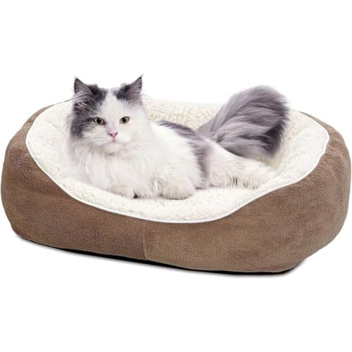 Image of Midwest Homes for Pets Cuddle Bed, Taupe, Small