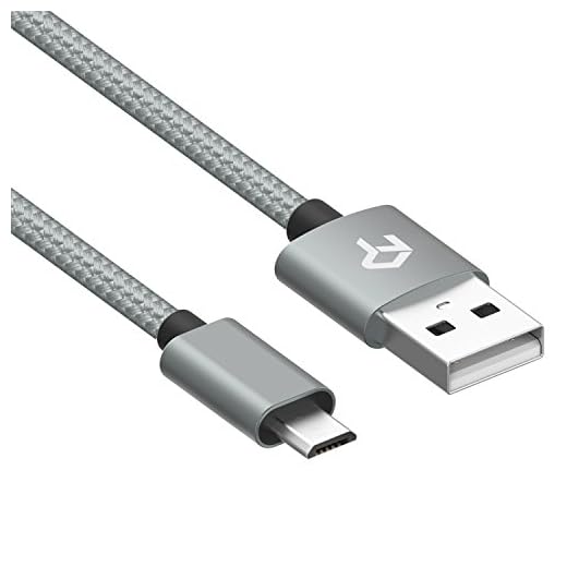 Rankie Micro USB Cable, Nylon Braided Extremely Durable, Data and Charging, 6 Feet