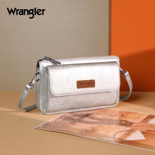 Image of Wrangler Crossbody Wallet for Women RFID Clutch Phone Purse with Credit Card Slots | RFID