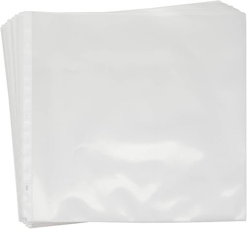 Miniatura 8 de Okuna Outpost Páginas de repuesto para álbumes de recortes y fundas de plástico transparente, protectores de páginas de carga superior, fundas de