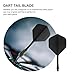 DECHOUS 10Pcs Integrated Dart Flights and Shafts - Replaceable Dart Flights for Enhanced Stability and Accuracy Fit for Soft and Hard Tips