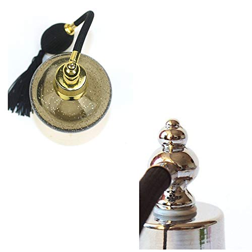 CHICAI Golden Perfume Cologne Hervulbaar lege fles met Brown Gold Bulb vernevelaar Montage 100ml - Image 6