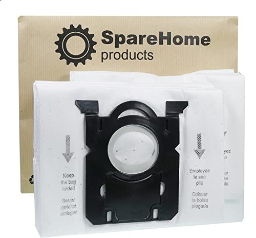 SpareHome® 10 Bolsas alta filtración + 2 microfiltros compatibles con aspiradores Taurus Focus 1800