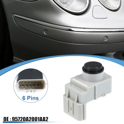 Uxcell No.95720A2001AA2 Car Parking Reverse Assist Sensor for KIA Ceed, Black, Gray, 1.73"x1.10"x1.77" - Image 2