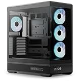 Aerocool P500B PC-Gehäuse, Midi-Tower, ATX, Tempered Glass, RGB - schwarz