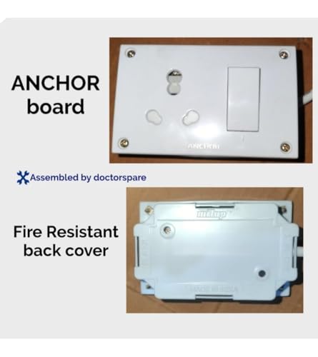 Image of Switch Socket Combined Powerful Extension Board with 3 Meter Copper Cable | 20A Switch, 16A /6A Socket | Extension Power Board for Laptop, Washing Machine, Heater, Cooler, Fridge & All Home Appliances