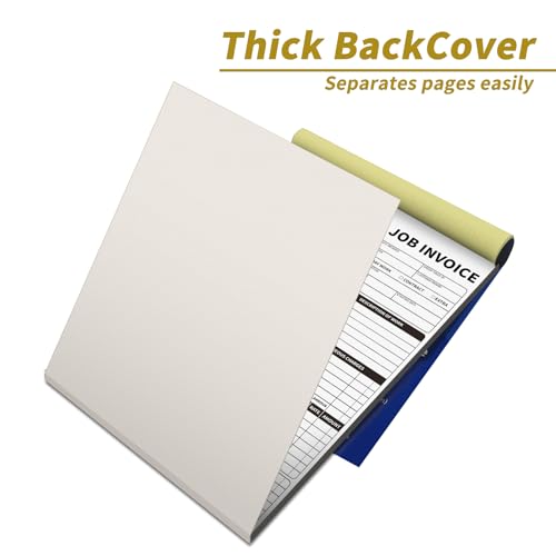 carbonless work order forms75 x 11 inches invoices for small businesssales order book with backing board 2-part receipt with carbon copy 50 sets