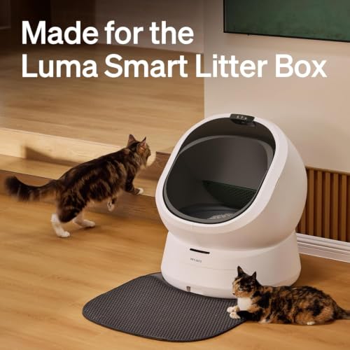 Image of PETLIBRO Large Cat Litter Mat Compatible with Luma Self-Cleaning Cat Litter Box, Waterproof Litter Trapping Floor Mat, Non-Slip & Easy to Clean