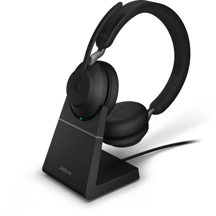 Amazon.com: Jabra Evolve2 65 - USB-C UC Stereo with Charging Stand