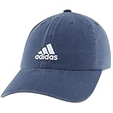 adidas Women's Saturday Relaxed Adjustable Cap, Crew Navy/Halo Blue, One Size