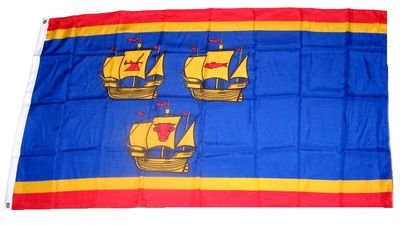 Preisvergleich Produktbild Fahne / Flagge Eiderstedt NEU 90 x 150 cm Flaggen