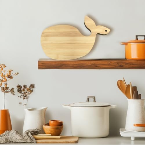 Tabla de Cortar y Servir en Bambú con Diseño de Ballena miniatura 7