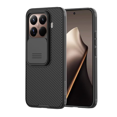 Nillkin pour Xiaomi 15T Pro Coque 2025 5G | Protection pour Appareil Photo avec Coque Slide Camera, résistante aux Chocs et aux Rayures, Compatible avec Xiaomi 15T Pro...