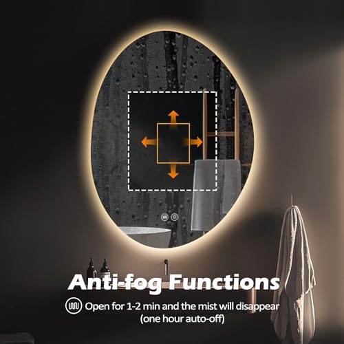 LED Bathroom Mirror with Lights, Now $64.99 - Image 7