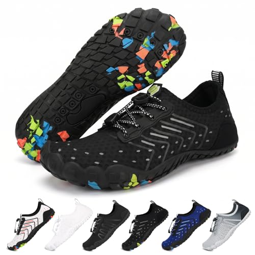 Image of Hike Barefoot Shoes Women Men Footwear, Wide Toe Box Water Shoes, Quick-Dry Zero Drop Comfortable & Non-Slip Pro Barefoot Beach Swim Minimalist Grounding Shoe for Walking Hiking