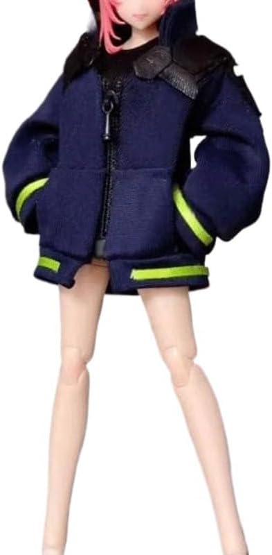 [No Figure] 1/12 Female Soldier Coat Jacket Doll Clothing Fit 6'' Figures