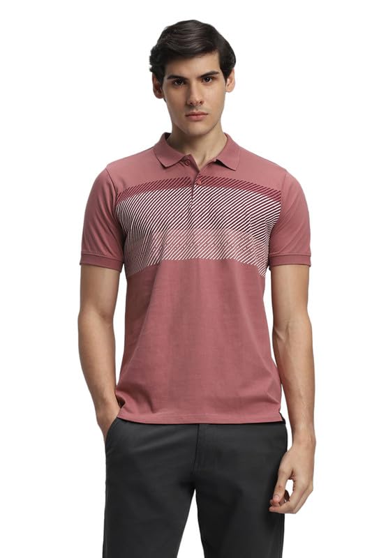 Image of Dennis Lingo Men's Cotton Polo Neck Tshirt, Regular Fit Half Sleeve
