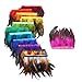 Shekyeon 2yards Rooster Feather Fringe Trim for Costume Decoration (Fuchsia)