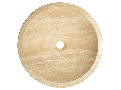 Eden Bath Eb_S002Bt-P Beige Travertine Stone Vessel Sink Bowl #TOP2