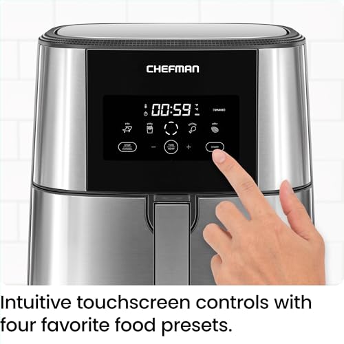 Chefman RJ38-SQSS-8T Turbofry® Touch Air Fryer thumb #3