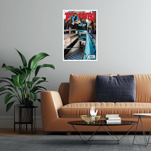 Generic Magazine Cover Poster Room Decor Aesthetics Print Canvas Wall Art Skateboard Posters Teen Boys Wall Decor Gifts 16X24Inch Unframed thumb #3