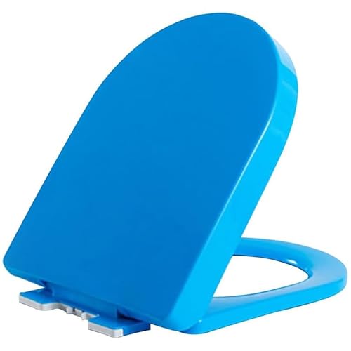 Sedile WC allungato da 46 cm, coperchio con chiusura rallentata,