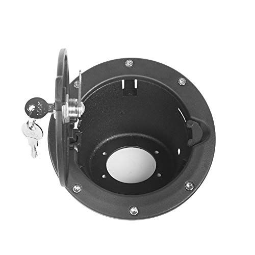 TJ Wrangler Locking Gas Cap Cover Fuel Filler Tank Gas Door Compatible with 1997-2006 Jeep Wrangler TJ & LJ by u-Box - Used condition - Image 6