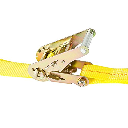 2-Pack Auto Hauler 13"-16" Wheel Bonnet Ratchet Tie-Down Strap - Thumbnail 6
