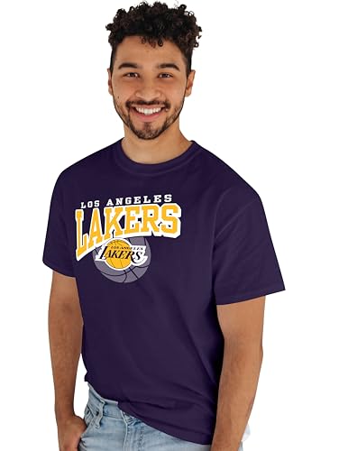 Los Angeles Lakers NBA Officially Licensed T-Shirt Basketball Buzz, Large