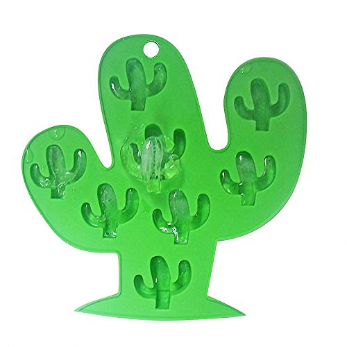 Molde para cubos de hielo silicona cactus pequeño miniatura 4