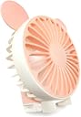 Happy Hues® Mini Portable USB Hand Fan| In-Built Battery-Rechargeable | Desk Fan- Foldable (Color- Blue, Design- Bear Ears) gallery image