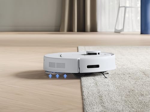 ECOVACS DEEBOT N30 PRO OMNI Robot Aspirapolvere Lavapavimenti, 10000Pa, Mopping Adattivo dei Bordi, ZeroTangle, Lavapavimenti ad Acqua Calda, Asciugatura ad Aria Calda, 9mm Sollevamento Mop, Bianca - Immagine 5