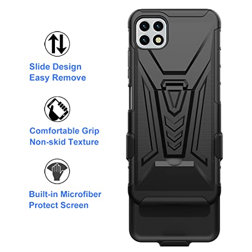 Coque Celero 5G Boost robuste étui antichoc avec protège-écran et béquille - 5